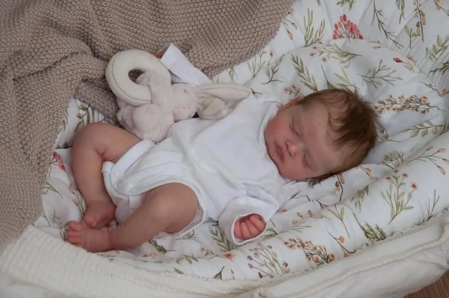 18 inç Yenidoğan Bebek Boyutu Yeniden Doğmuş Bebek premium makyaj El Yapımı 3D Cilt En Kaliteli Koleksiyon Sanat Bebek Görüntü 5