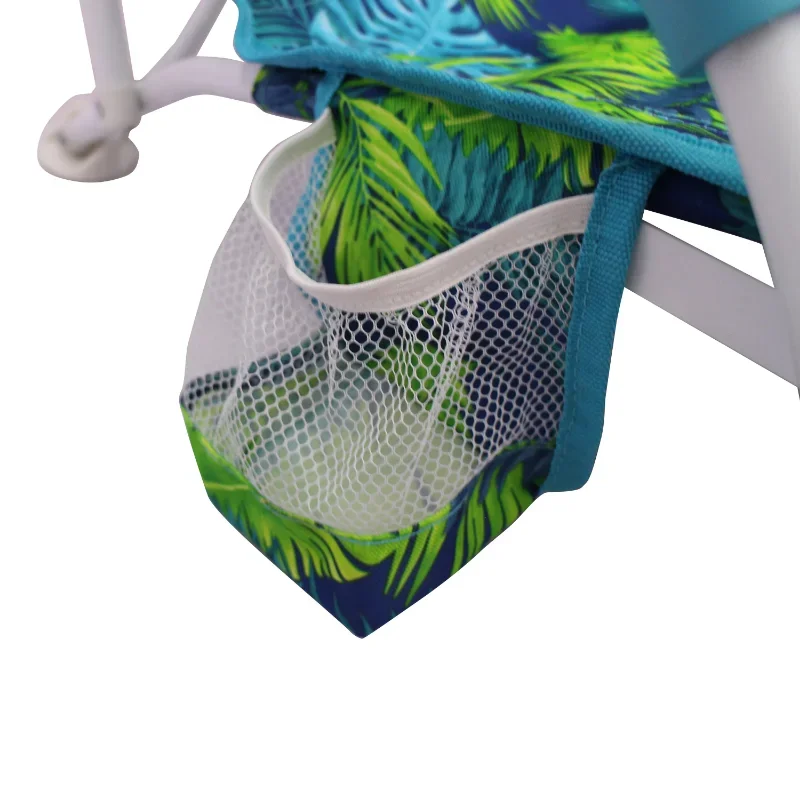 2-Pack Dayanakları Katlanır Düşük Koltuk Yumuşak Kol Plaj Çantası Sandalye Taşıma Çantası ile, Yeşil Palmiye Görüntü 5