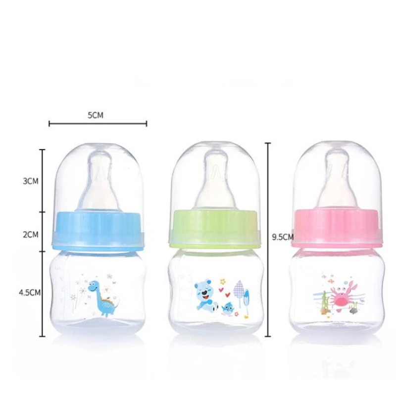 50 ML Bebek Yenidoğan Mini Taşınabilir Besleme bebek bakım şişesi BPA Ücretsiz Güvenli Bebek Hemşirelik Meme Bakımı Besleyici Meyve Suyu Süt Şişeleri Görüntü 5