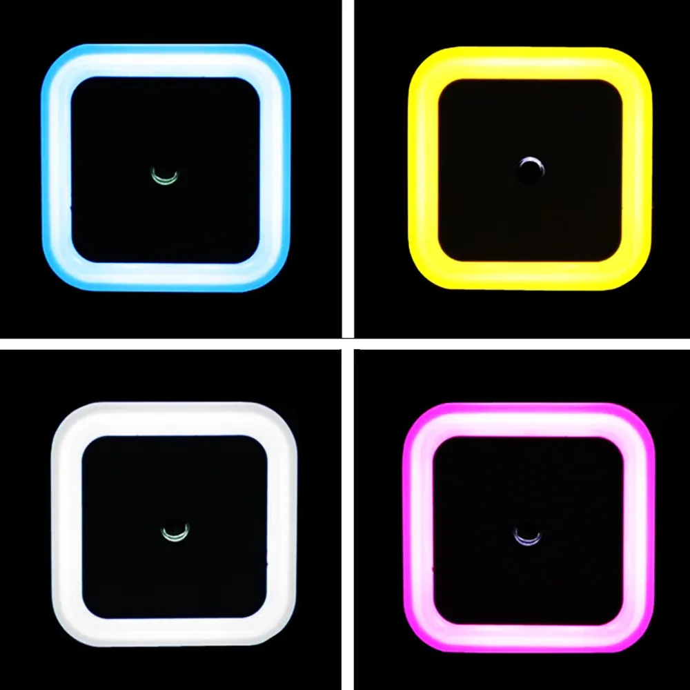 Akıllı Sensörlü LED Gece Işığı Lambası Şafak Vakti Sensörü Günışığı Beyaz Plug-in Akıllı Dokunmatik Kontrol Işığı Gece Görüntü 5