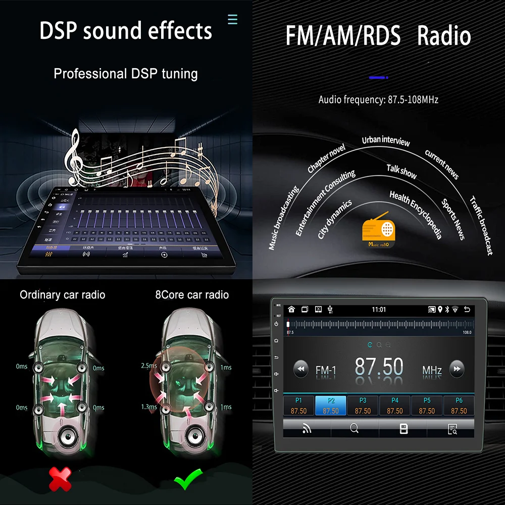Android 13 Nissan Teana Altima 2013-2015 İçin Araba Radyo Stereo Multimedya Video Oynatıcı Navigasyon GPS Kablosuz Carplay DSP RDS Görüntü 5