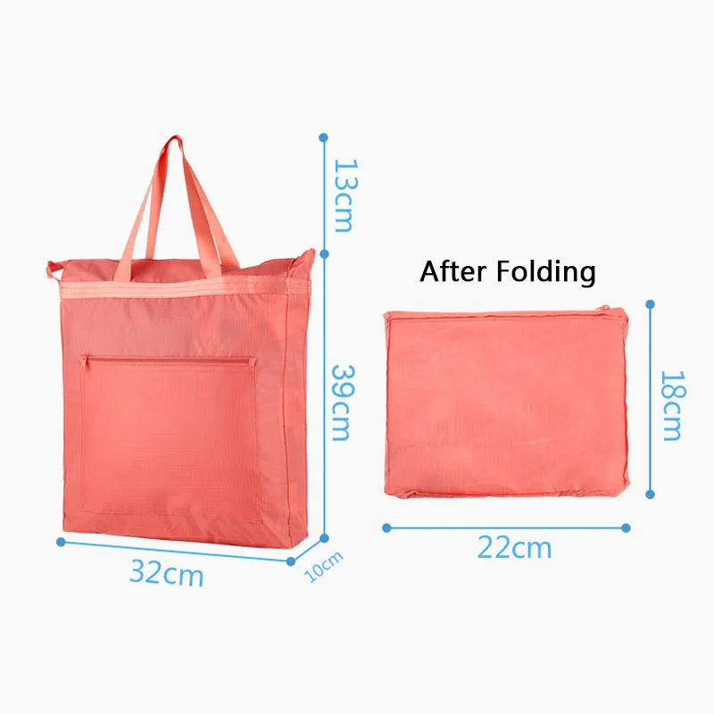 Büyük Kapasiteli Su Geçirmez Oxford Kumaş Kullanımlık Katlanabilir alışveriş çantası Tote Çanta omuzdan askili çanta Yıkanabilir Alışveriş saklama çantası Çanta Görüntü 5