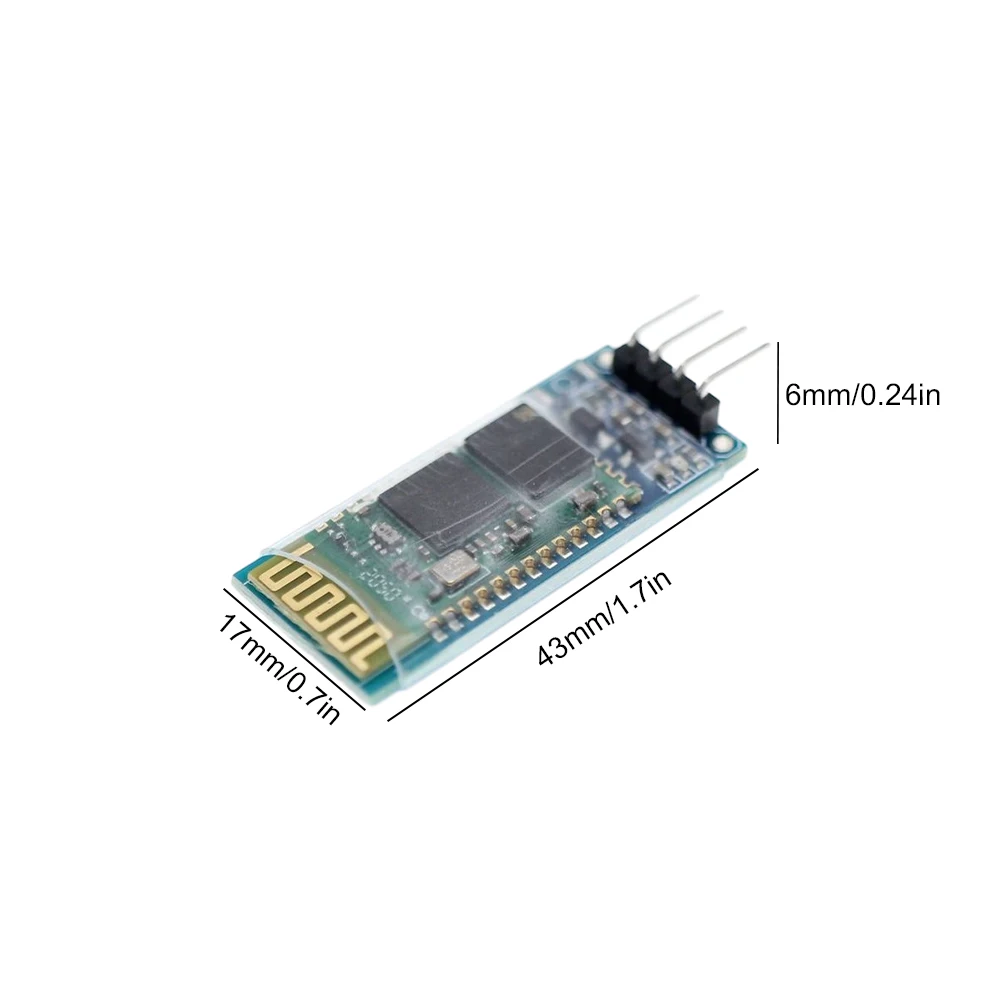 HC-05 HC-06 RF kablosuz bluetooth Verici Köle Modülü HC05 / HC06 RS232 / TTL UART Dönüştürücü ve Adaptör Arduino İçin Görüntü 5