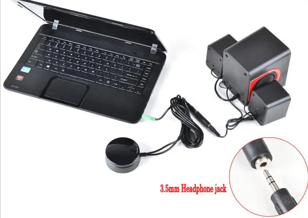 Hoparlörler Kulaklıklar 3.5 MM Ses Anahtarı Dönüştürücü Ses Denetleyicisi güç amplifikatörü ayarı Görüntü 5