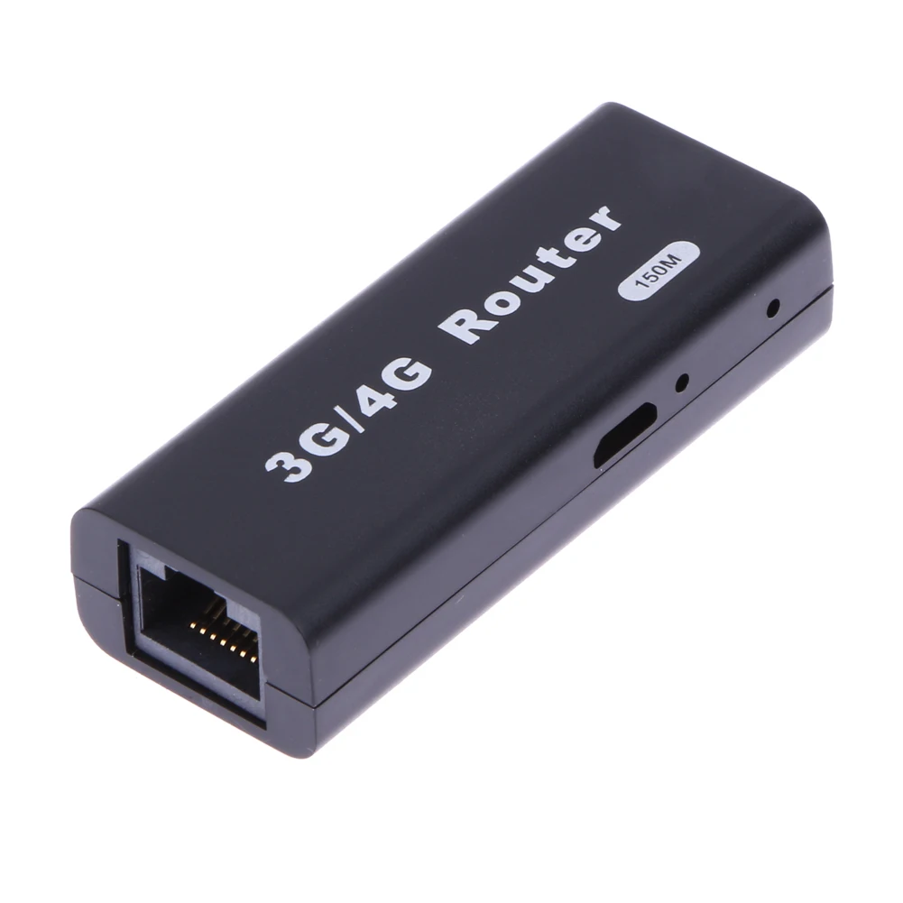 Hotspot AP İstemci 150 Mbps RJ45 USB Kablosuz Yönlendirici ile Uyumlu HSDPA / HSUPA / HSPA CDMA EVDO Rev A / B Görüntü 5