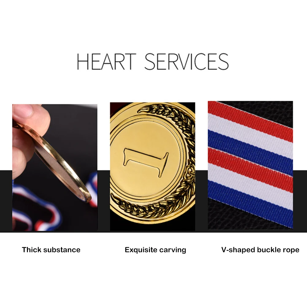 Kazanan Ödül Madalya Altın Gümüş Bronz Kazanan Ödül Madalya Yarışmalar Ödüller için Kurdele ile Hatıra Hediye Açık Hava Oyunları Oyuncak Görüntü 5