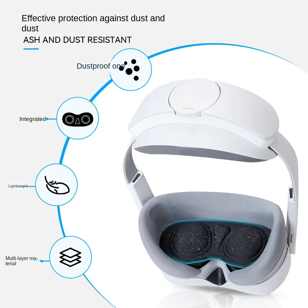 Lens kapağı VR Lens Aksesuarları VR Gözlük Koruyucu Kapak Anti Scratch Kapaklar Pico 4 VR Kulaklık Çizilmez Ped Görüntü 5
