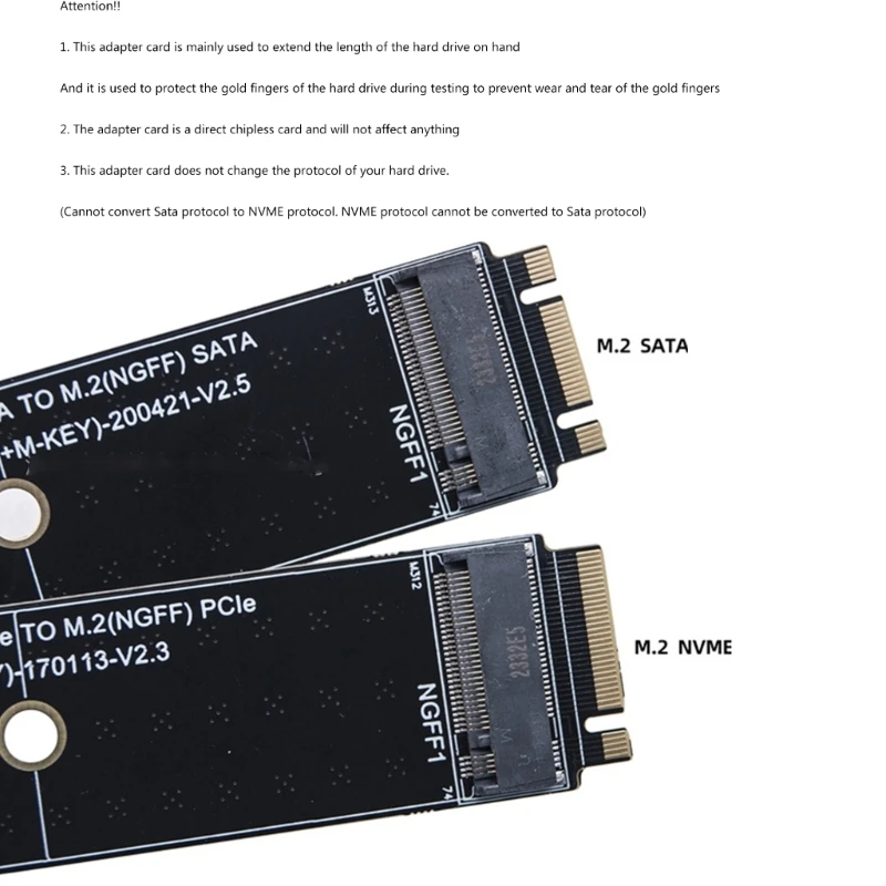 M. 2 SSD Adaptör Kartı M. 2 NVME SSD Adaptör Kartları Kullanımı Test Etmek ve Genişletmek için Tak ve Kullan Sürücüye Gerek Yok 896C Görüntü 5