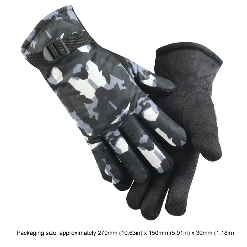 Motosiklet eldivenleri Kış Erkek Kadın Rüzgar Geçirmez Su Geçirmez Sıcak sürüş eldivenleri Moto motokros eldivenleri Motosiklet Aksesuarı Görüntü 5