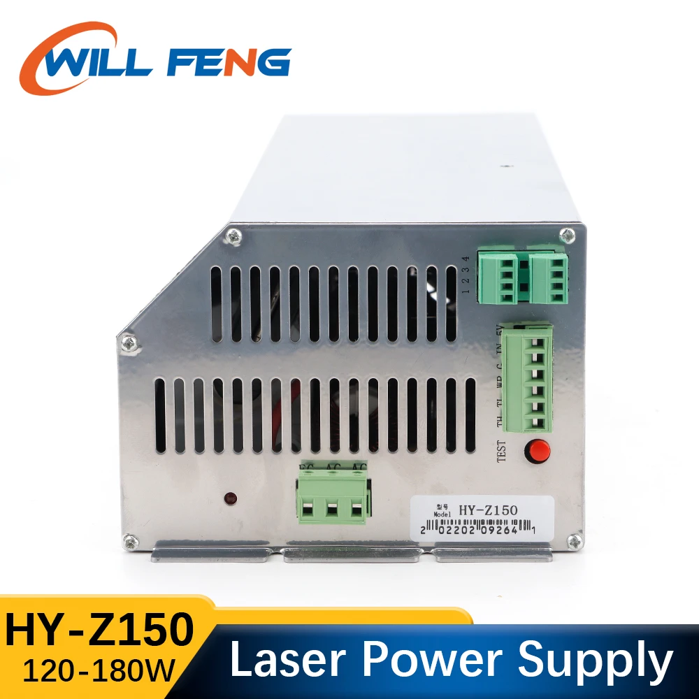 Olacak Feng 150-180W HY-Z150 Z Serisi CO2 Lazer Güç Kaynağı Monitör AC90 - 250V Z150 için CO2 Lazer Oyma Kesme Makinesi Görüntü 5