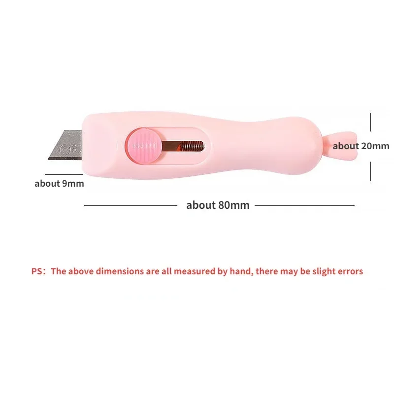 Sevimli Tavşan Bulut Renk Mini Taşınabilir Maket Bıçağı Kağıt Kesici Kesme Kağıt tıraş bıçağı Ofis Kırtasiye Kesme Malzemeleri Görüntü 5