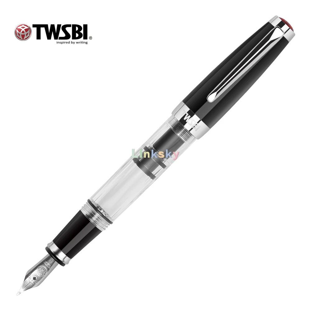 TWSBI Elmas Mini Klasik Dolma Kalem-Siyah,biraz daha küçük elleri olanlar için mükemmel, Yazma malzemeleri, Hediye kalemi Görüntü 5