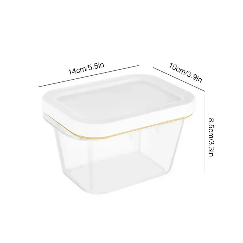 Tereyağı Kesme Kutusu Peynir Saklama kapaklı kutu tereyağı tabağı Dilimleme Tereyağı Saklama Kabı Gıda saklama kutusu Ev Mutfak için Görüntü 5