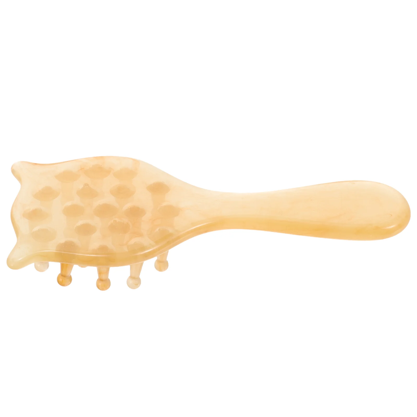 Şampuan fırça saç masaj kafa derisi çok amaçlı küçük tarak Detangler reçine kalın taraklar için Görüntü 5